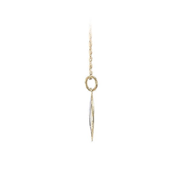 Medaillon der Jungfrau Maria - Eleganz aus kombiniertem Gold