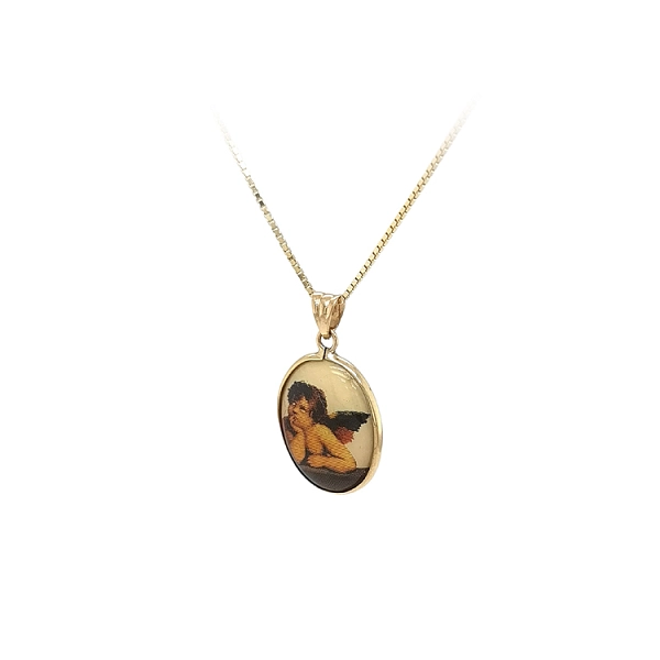 Gold-Anhänger Engel