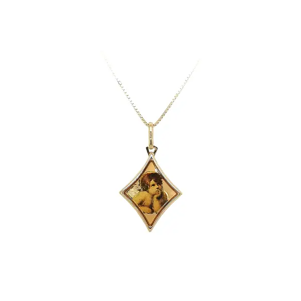Gold-Anhänger Engel