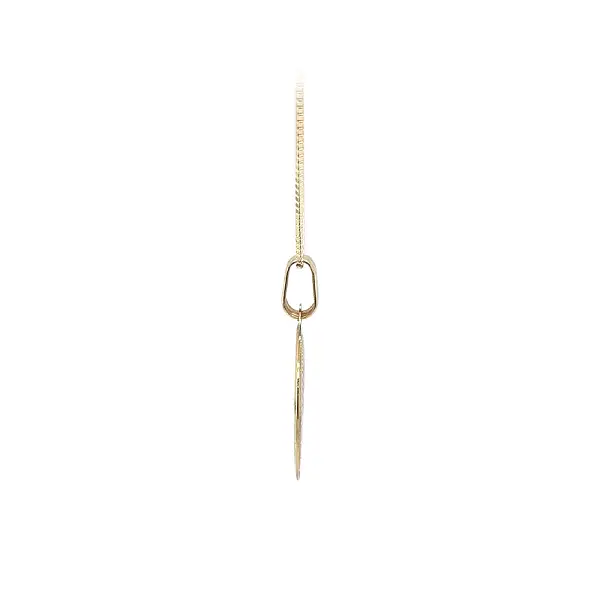 Elegantes Medaillon mit orthodoxem Kreuz in Gold