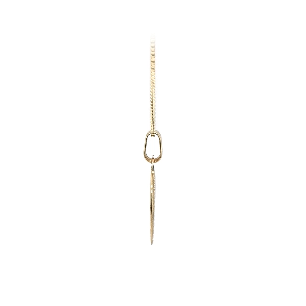 Elegantes Medaillon mit orthodoxem Kreuz in Gold