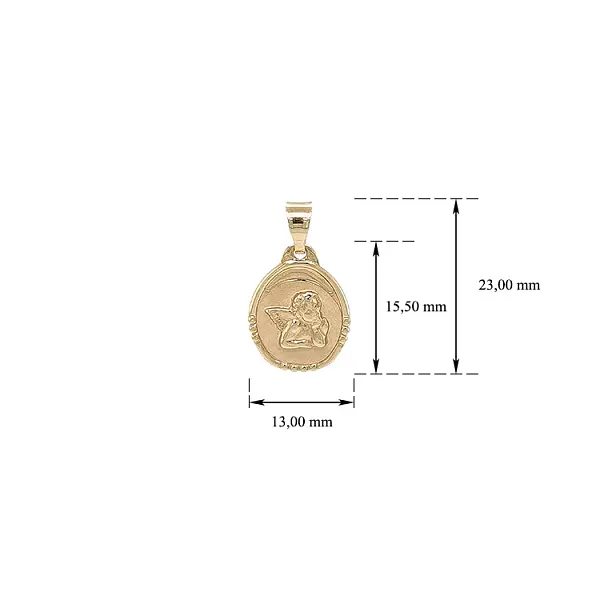 Goldenes Medaillon Andelie