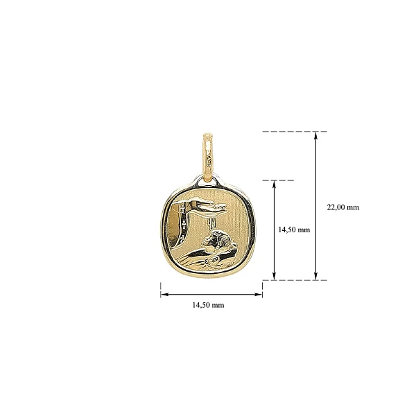 Goldanhänger zur Taufe - Symbol des Glaubens und des Schutzes