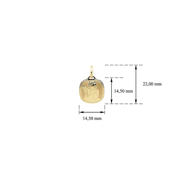 Goldmedaillon-Engel