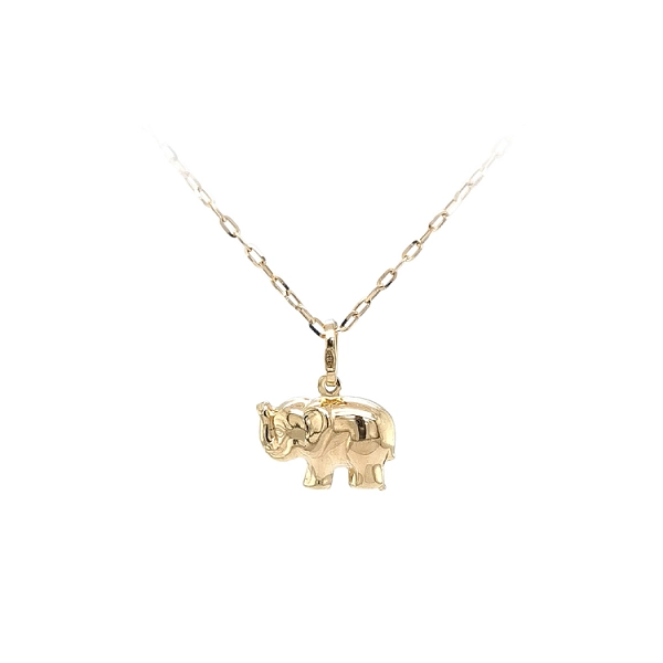 Goldener Elefant-Anhänger
