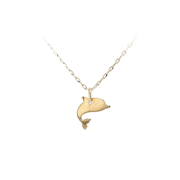 Goldener Delphin-Anhänger