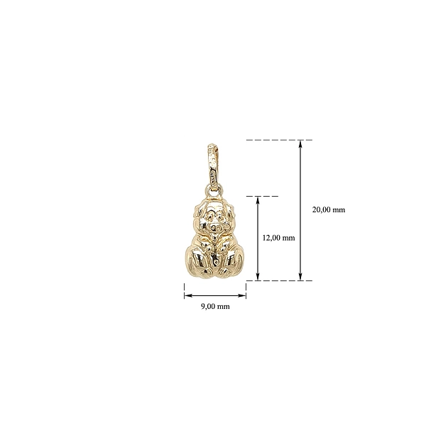 Symbol des Glücks und des Wohlstands - Eleganter Ferkel-Anhänger