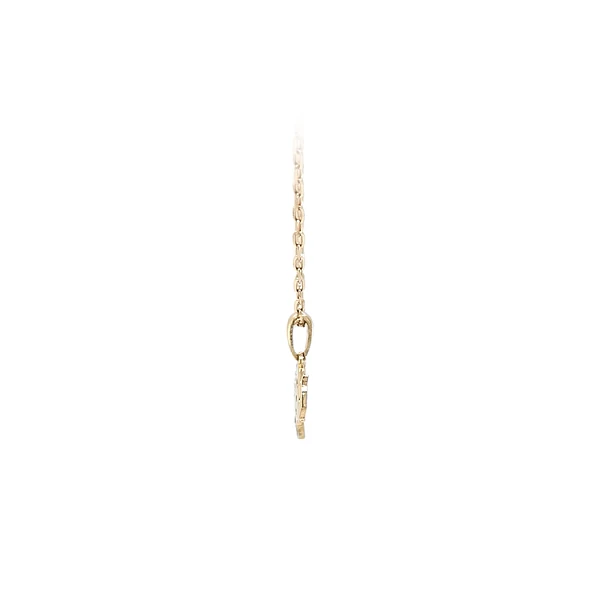 Gold-Anhänger Elefant mit Zirkonen