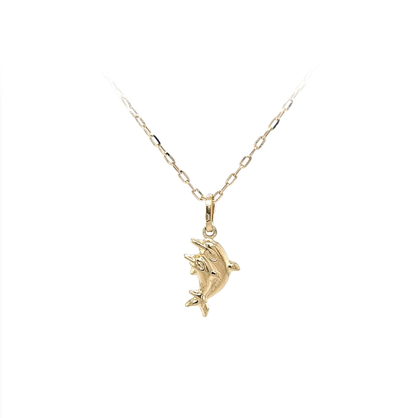 Gold-Anhänger Delphine