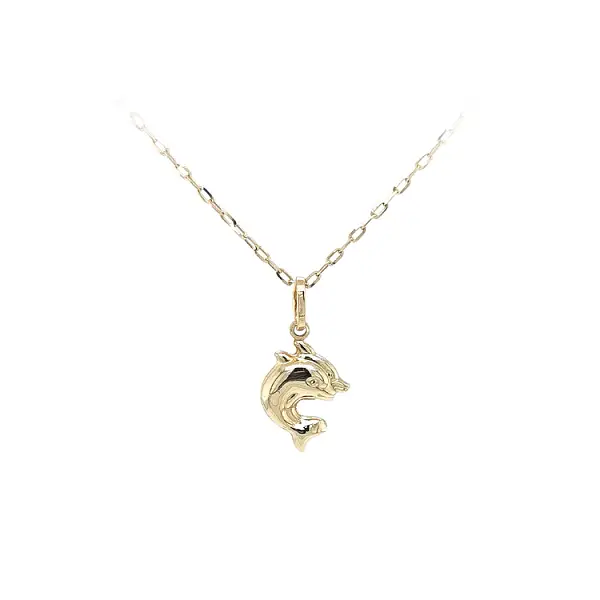 Gold-Anhänger Delphine