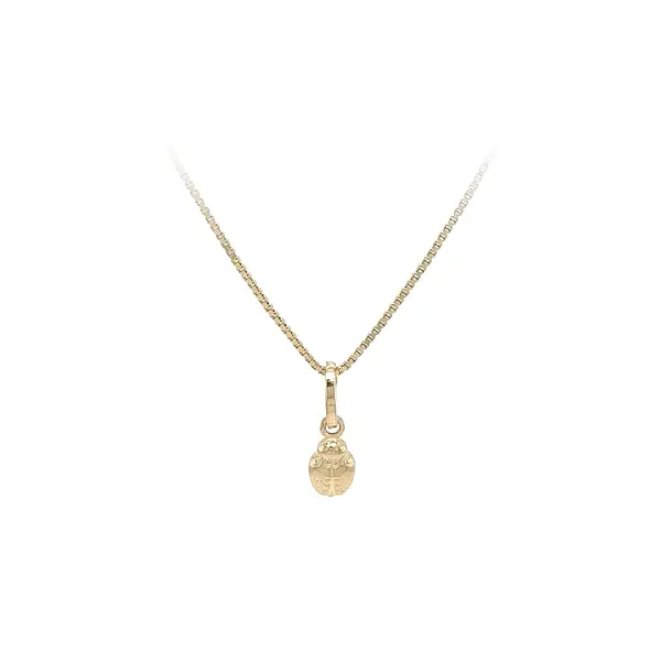 Gold-Anhänger Marienkäfer