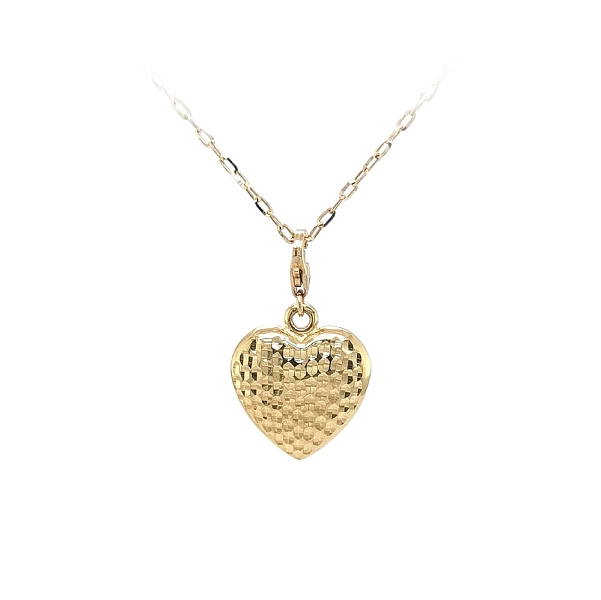Gold-Anhänger Herz am Armband