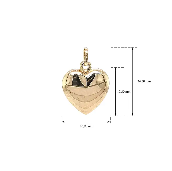 Gold-Anhänger Herz
