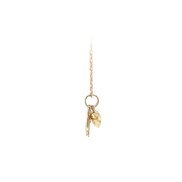 Gold-Anhänger Herz, Anker, Kreuz