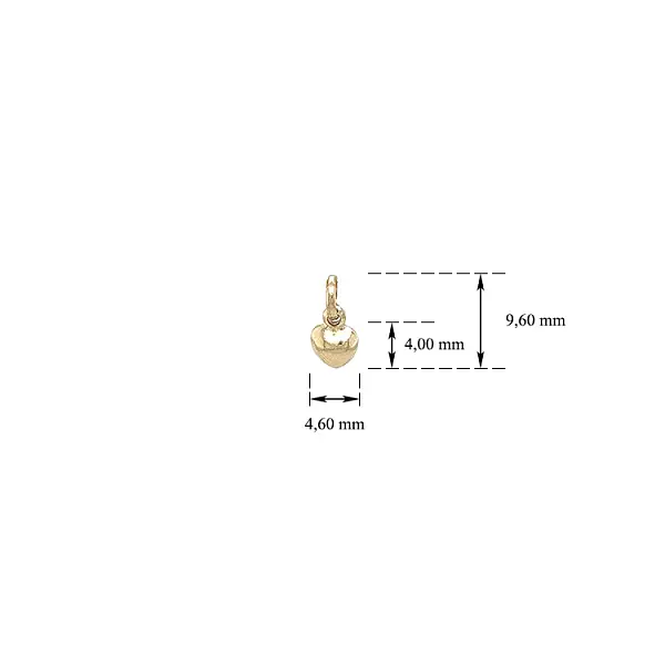 Gold-Anhänger Herz