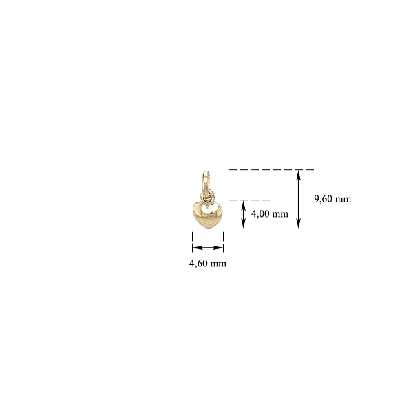 Gold-Anhänger Herz
