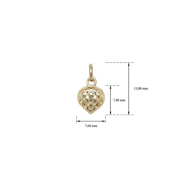 Gold-Anhänger Herz