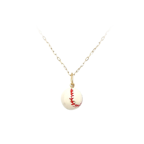 Gold-Anhänger Baseball