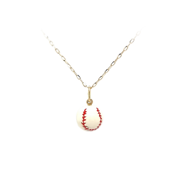 Gold-Anhänger Baseball