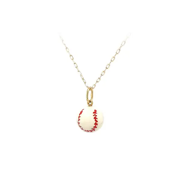 Gold-Anhänger Baseball