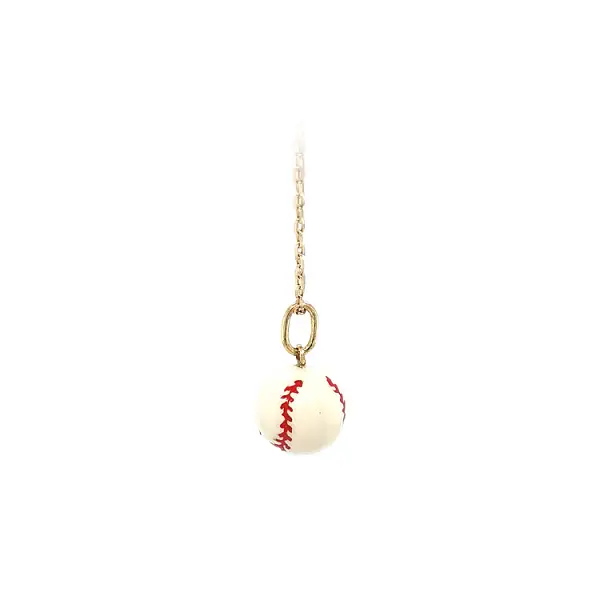 Gold-Anhänger Baseball