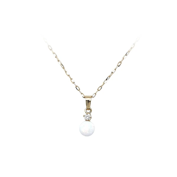Gold-Anhänger mit Opal
