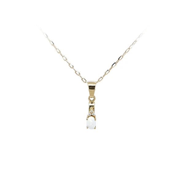 Gold-Anhänger mit Opal