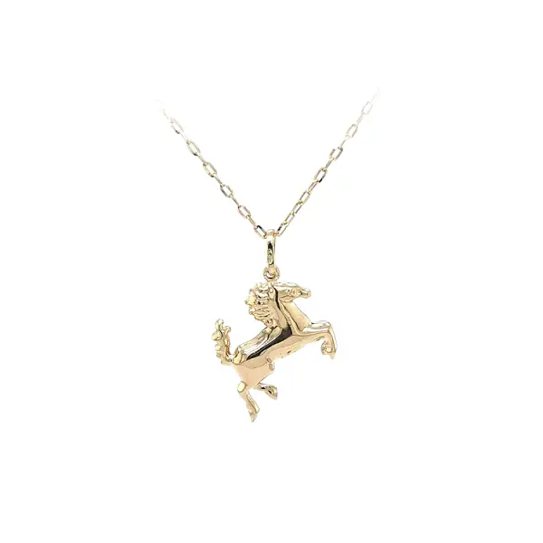Gold-Anhänger Pferd