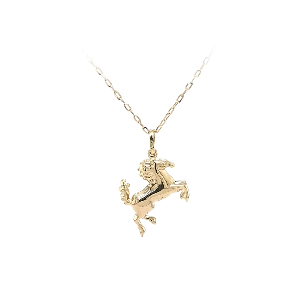 Gold-Anhänger Pferd