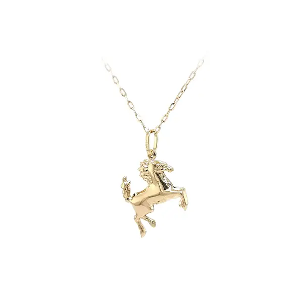 Gold-Anhänger Pferd