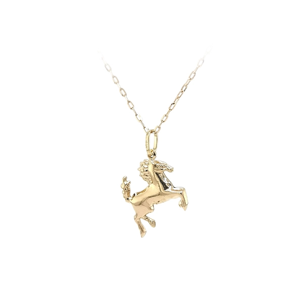 Gold-Anhänger Pferd