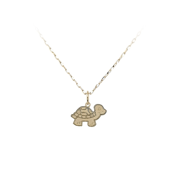 Gold-Anhänger Schildkröte