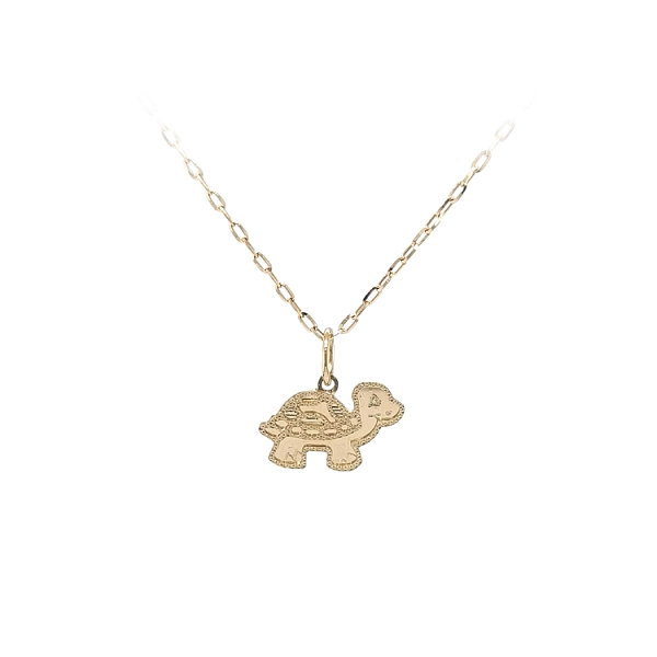 Gold-Anhänger Schildkröte