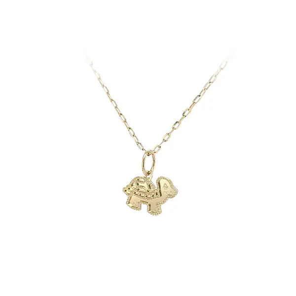 Gold-Anhänger Schildkröte