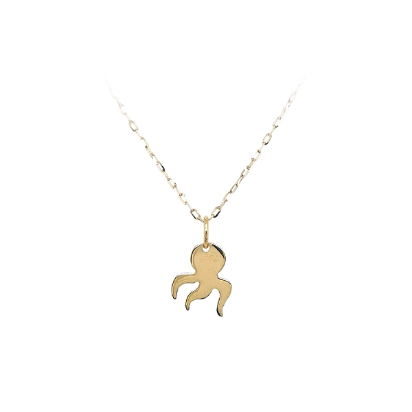 Goldener Oktopus-Anhänger