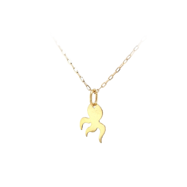 Goldener Oktopus-Anhänger