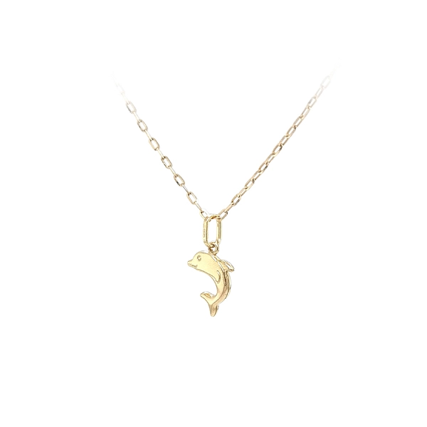 Goldener Delphin-Anhänger