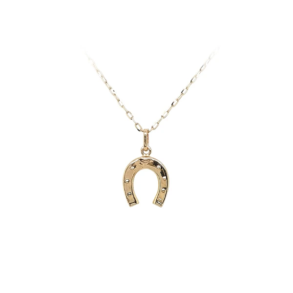 Gold-Anhänger Hufeisen