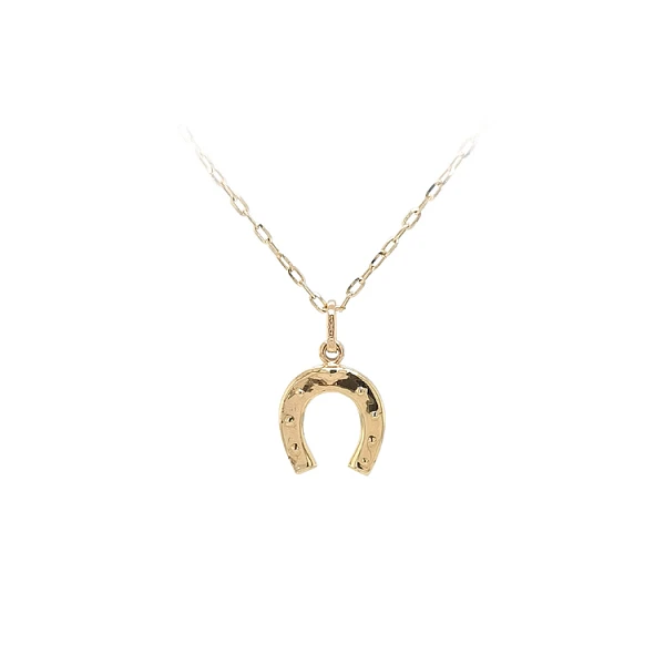 Gold-Anhänger Hufeisen