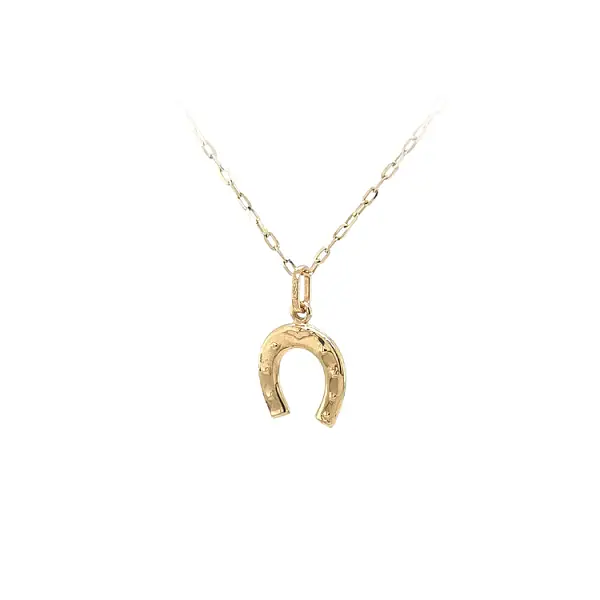 Gold-Anhänger Hufeisen