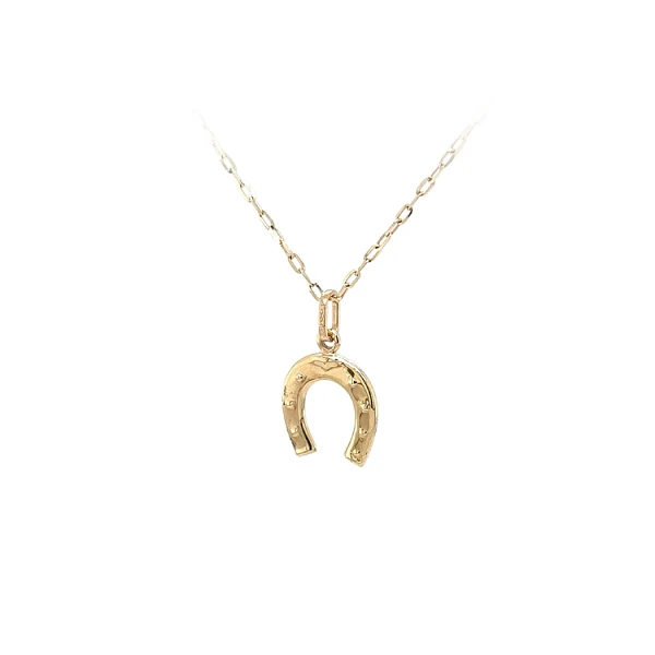 Gold-Anhänger Hufeisen