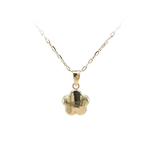 Gold-Anhänger Blume
