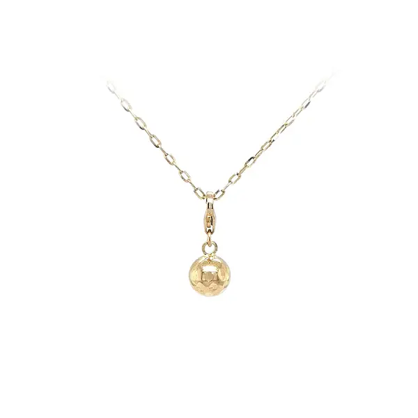 Goldanhänger für Kugelarmband