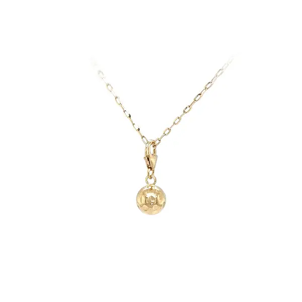 Goldanhänger für Kugelarmband