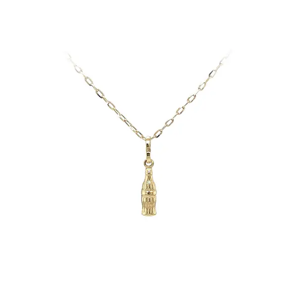 Gold-Anhänger Coca Cola