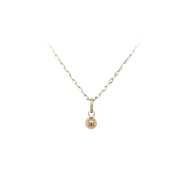 Gold-Anhänger einer Kugel