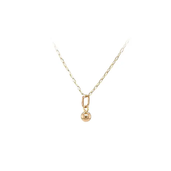 Gold-Anhänger einer Kugel