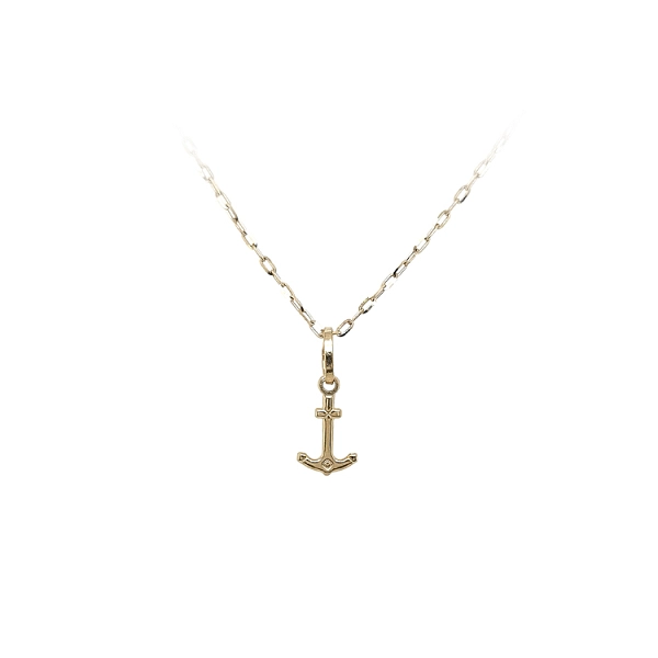 Gold-Anhänger Anker