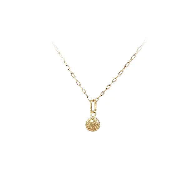 Gold-Anhänger einer Kugel