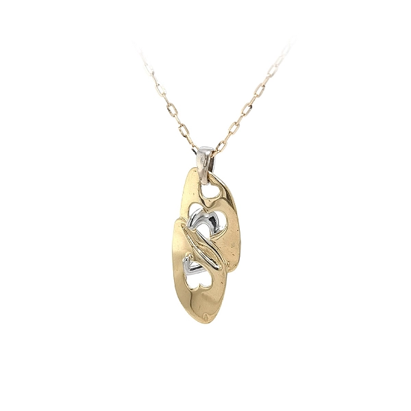 Gold-Anhänger Harmonie der Herzen